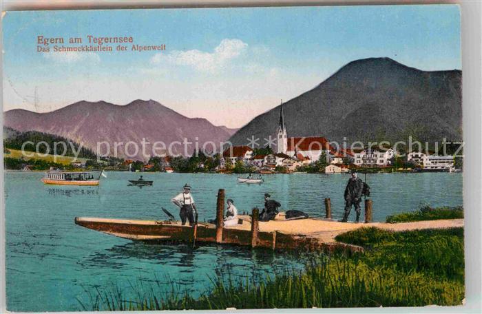 Egern Tegernsee Kirche Anlegestelle
