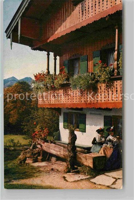 Tegernsee Bayern Frau in Tracht