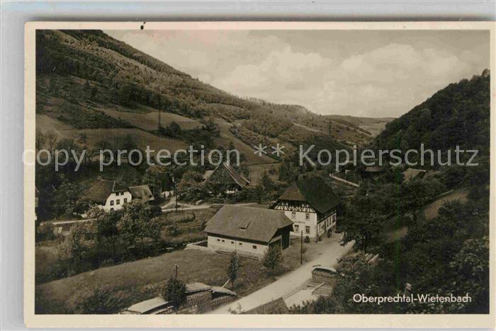 Oberprechtal Teilansicht Wietenbach