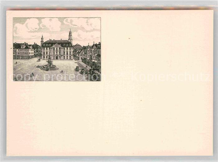 ERLANGEN Bayern Marktplatz Rathaus