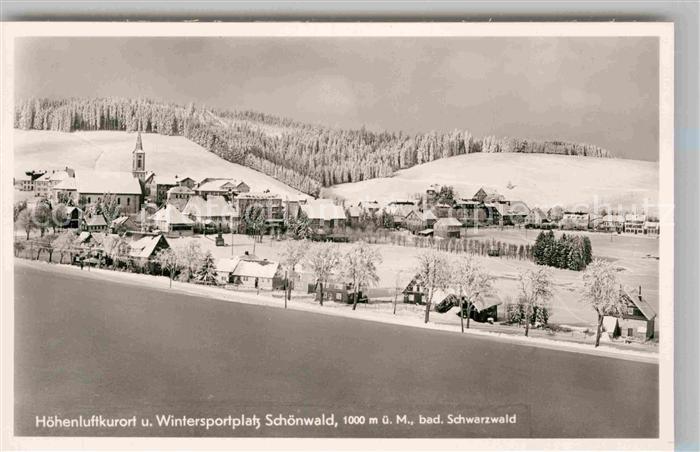 Schoenwald Schwarzwald Panorama