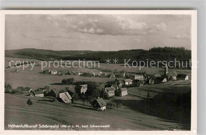 Schoenwald Schwarzwald Panorama