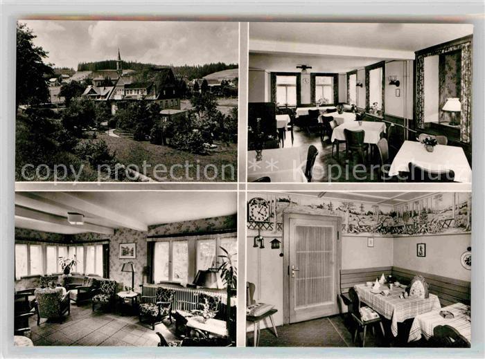 Schoenwald Schwarzwald Pension Haus Schaetzle Gastraeume