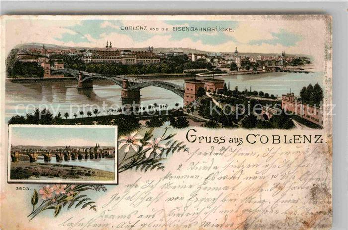 Coblenz Koblenz Eisenbahnbruecke