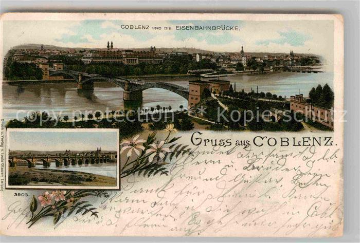 Coblenz Koblenz Eisenbahnbruecke