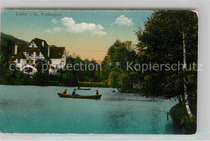 Lahr Schwarzwald Hohbergsee Bootspartie