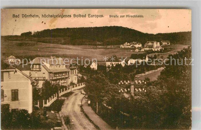 Bad Duerrheim Strasse zur Hirschhalde