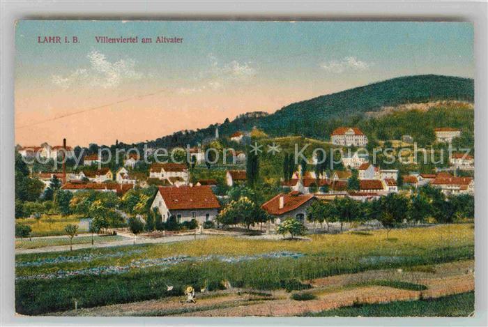 Lahr Schwarzwald Villenviertel am Altvater