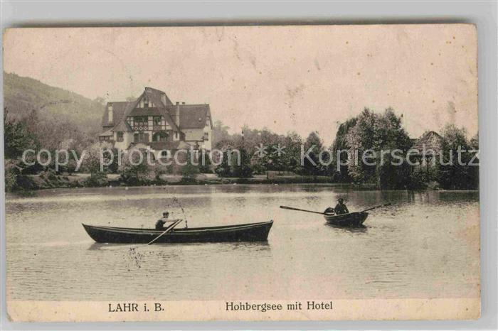 Lahr Schwarzwald Hohbergsee mit Hotel