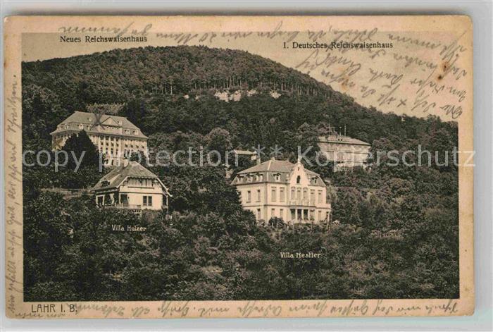 Lahr Schwarzwald Reichswaisenhaeuser Villa Holzer Villa Nestler