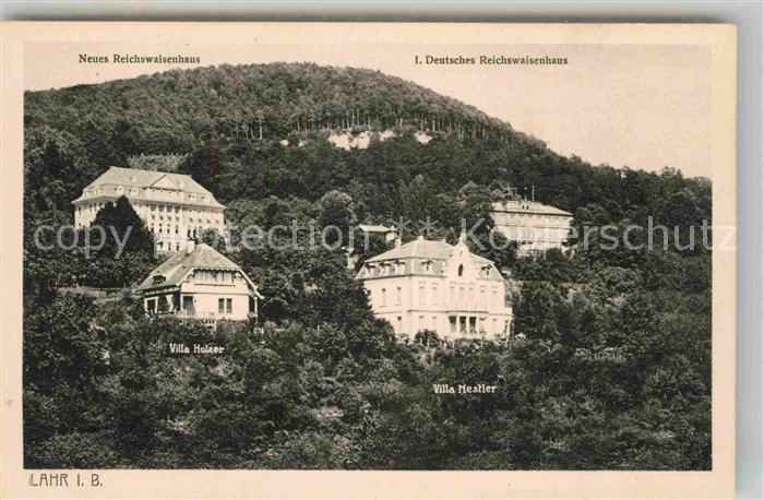 Lahr Schwarzwald Reichswaisenhaeuser Villa Holzer Villa Nestler