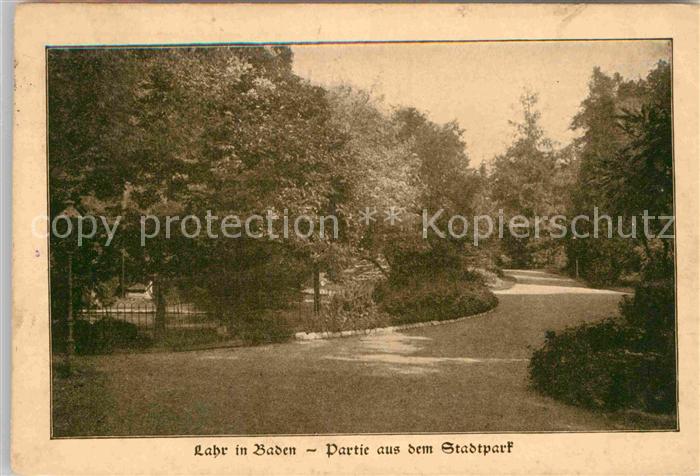 Lahr Schwarzwald Partie im Stadtpark
