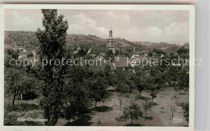 Dinglingen Teilansicht Kirche