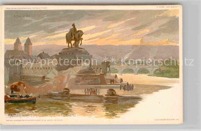 Coblenz Koblenz Kaiser Wilhelm Denkmal