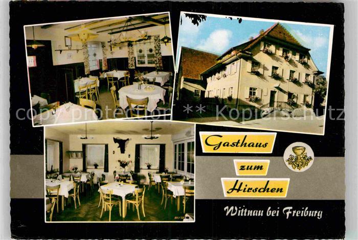 Wittnau Breisgau Gasthaus zum Hirschen Gastraeume