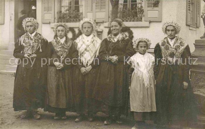 Wolfach Einheimische in Festtracht