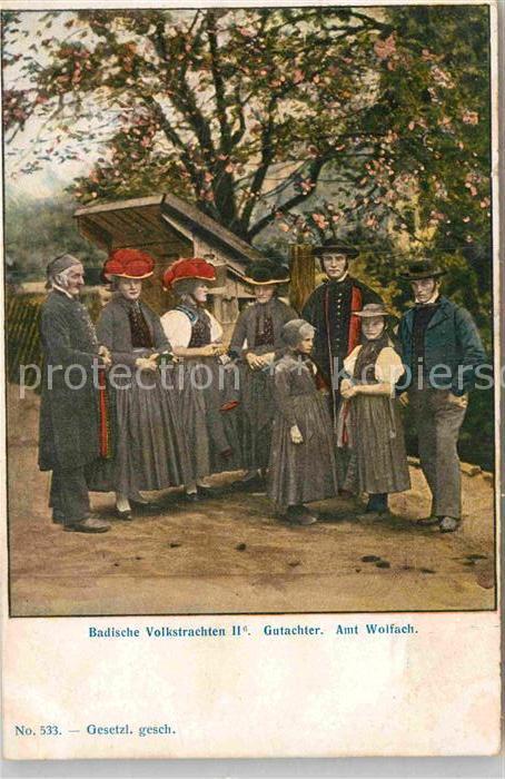 Wolfach Badische Volkstrachten Gutachter