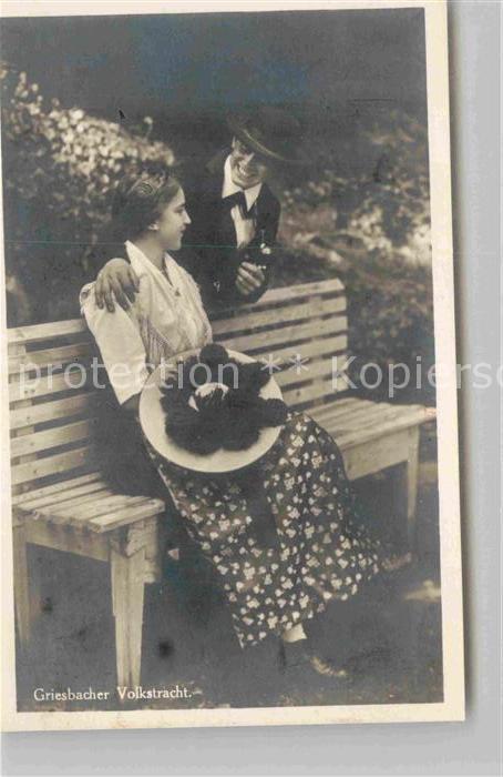 Bad Griesbach Schwarzwald  Volkstrachtenpaar