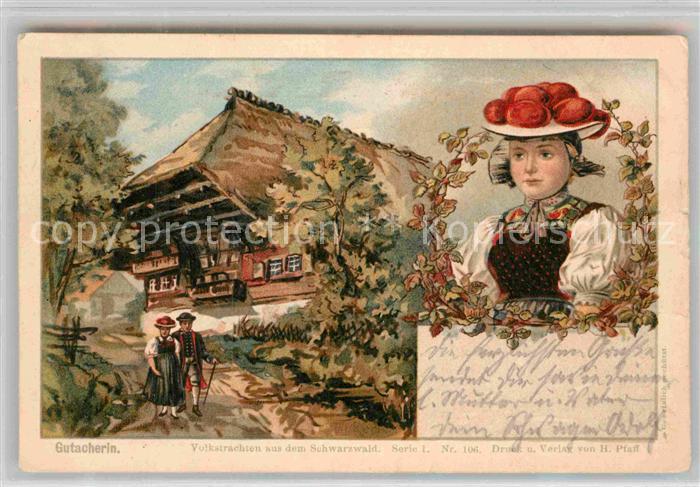 Gutach Schwarzwald Volkstrachten Gutacherin