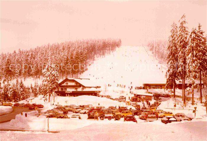 Schwarzwaldhochstrasse Hundseck Skilift Winter