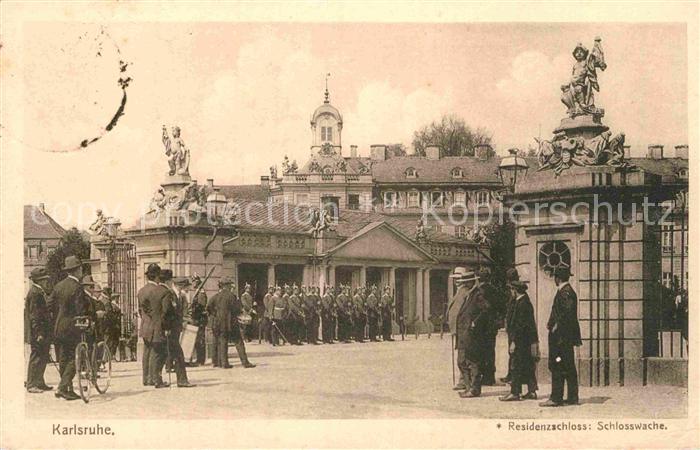 Karlsruhe Baden Residenzschloss Schlosswache