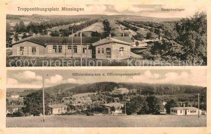 Muensingen Truppenuebungsplatz Barackenlager Offiziersbaracken