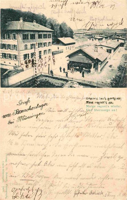 Muensingen Truppenuebungsplatz Barackenlager