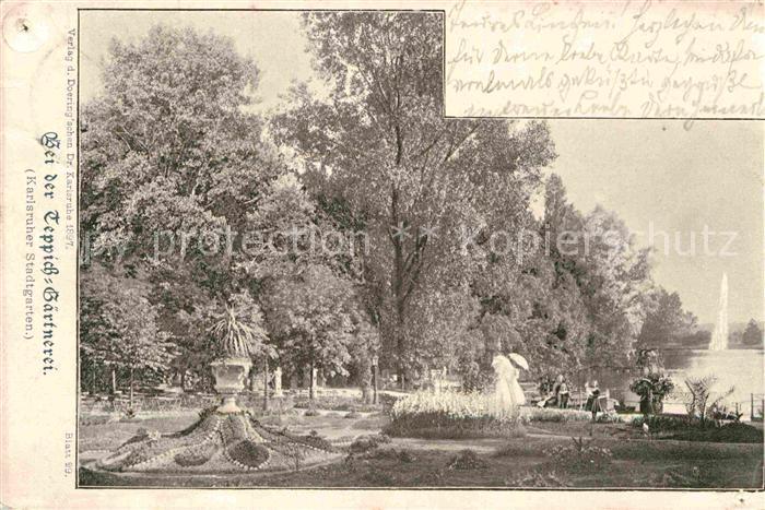 Karlsruhe Baden Partie im Stadtgarten