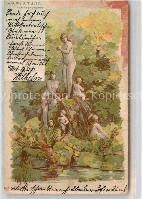 Karlsruhe Baden Nymphengruppe
