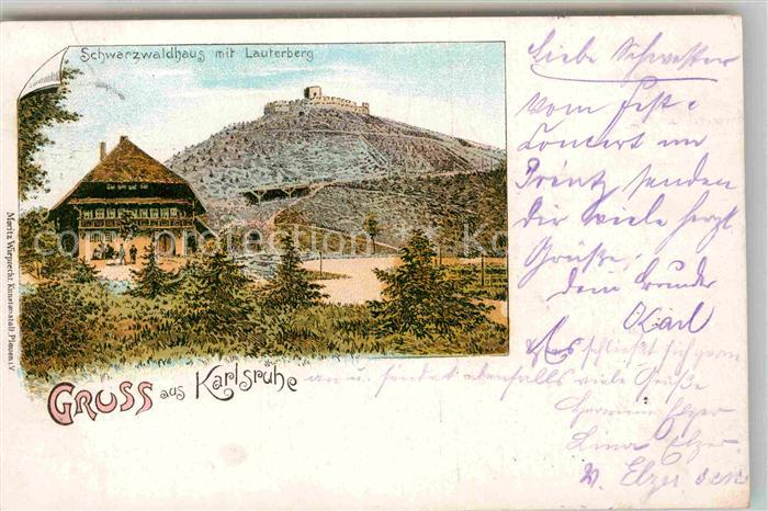 Karlsruhe Baden Schwarzwaldhaus mit Lauterberg