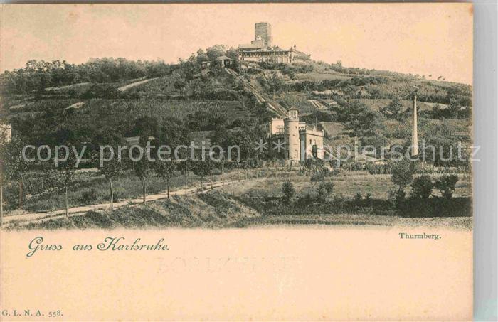 Karlsruhe Baden mit Turmberg