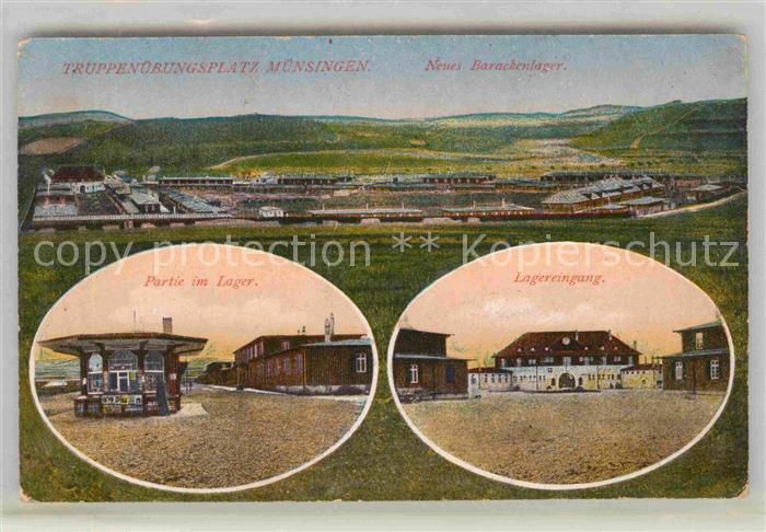 Muensingen Truppenuebungsplatz Neues Barackenlager Lagereingang