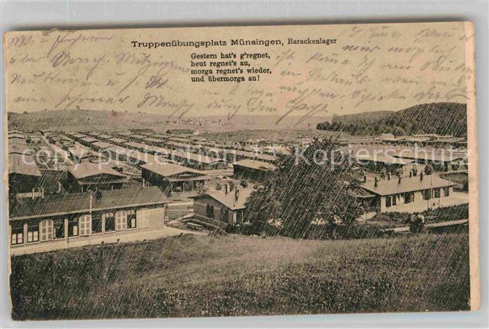 Muensingen Truppenuebungsplatz Barackenlager