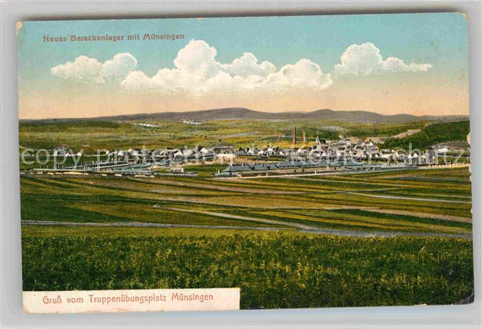 Muensingen Truppenuebungsplatz Barackenlager
