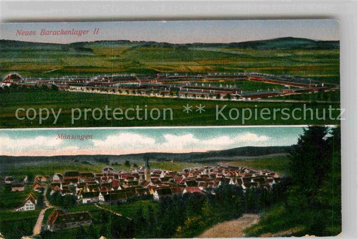 Muensingen Truppenuebungsplatz Barackenlager Panorama