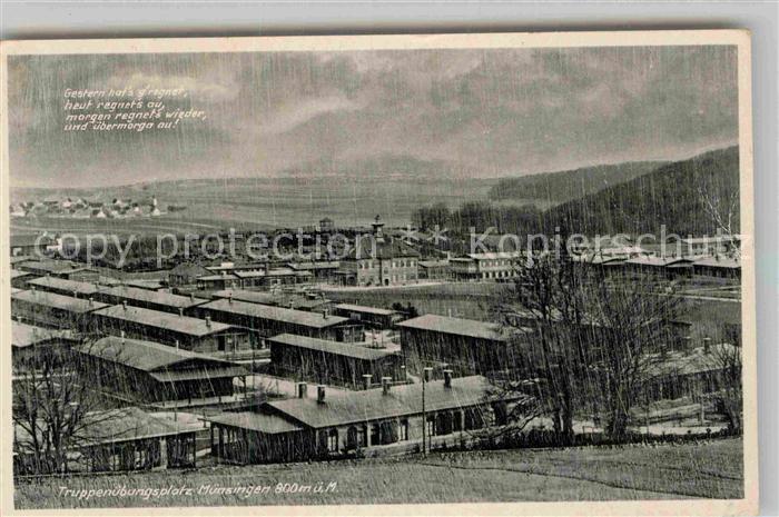 Muensingen Konolfingen Truppenuebungsplatz Barackenlager NZ4