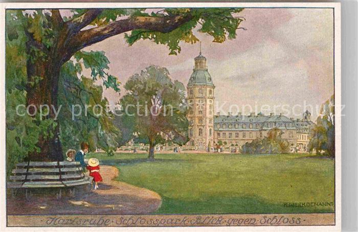 Karlsruhe Baden Schlosspark Schloss
