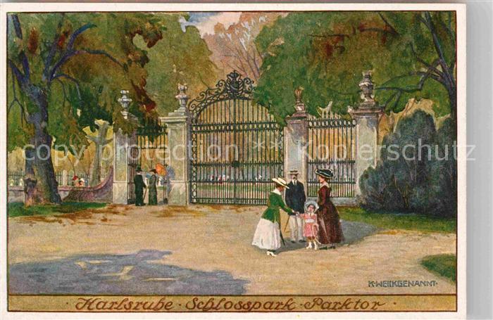 Karlsruhe Baden Schlosspark Parktor