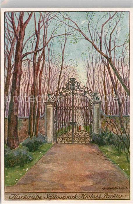 Karlsruhe Baden Schlosspark Kleines Parktor