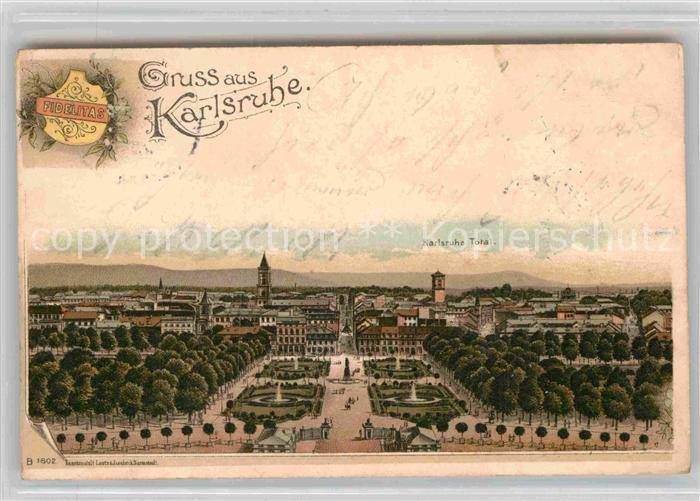 Karlsruhe Baden Totalansicht