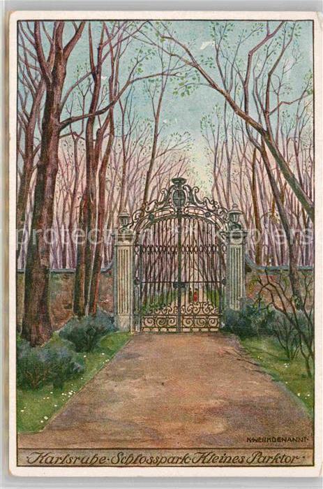 Karlsruhe Baden Schlosspark Kleines Parktor