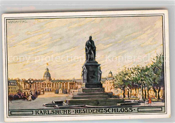 Karlsruhe Baden Residenzschloss Denkmal