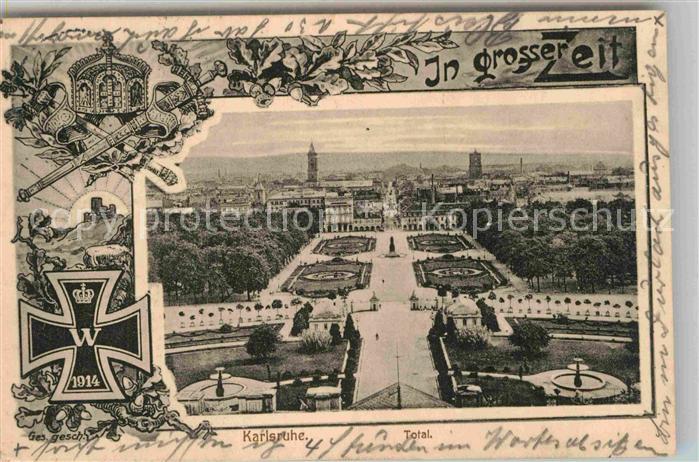 Karlsruhe Baden Totalansicht