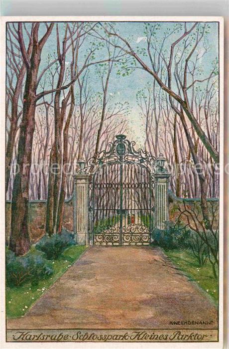 Karlsruhe Baden Schlosspark Kleines Parktor