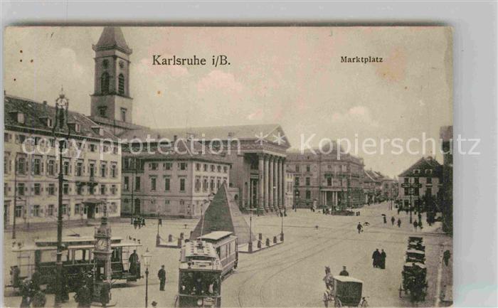 Karlsruhe Baden Marktplatz