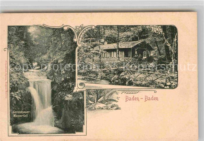 BADEN-BADEN BW Geroldsauer Wasserfall Forsthaus