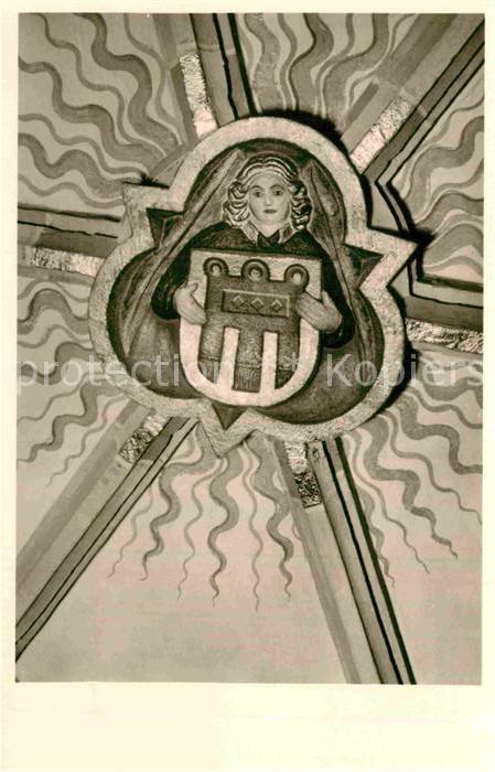 TueBINGEN BW Jakobuskirche Engel mit Tuebinger Wappen