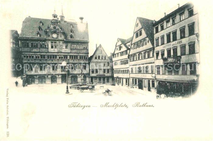 TueBINGEN BW Marktplatz Rathaus