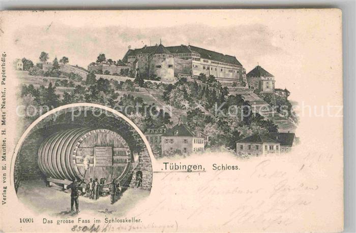 TueBINGEN BW Schloss Grosses Fass Schlosskeller