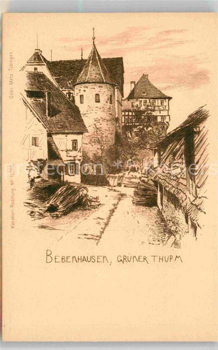 Bebenhausen Tuebingen Gruener Turm